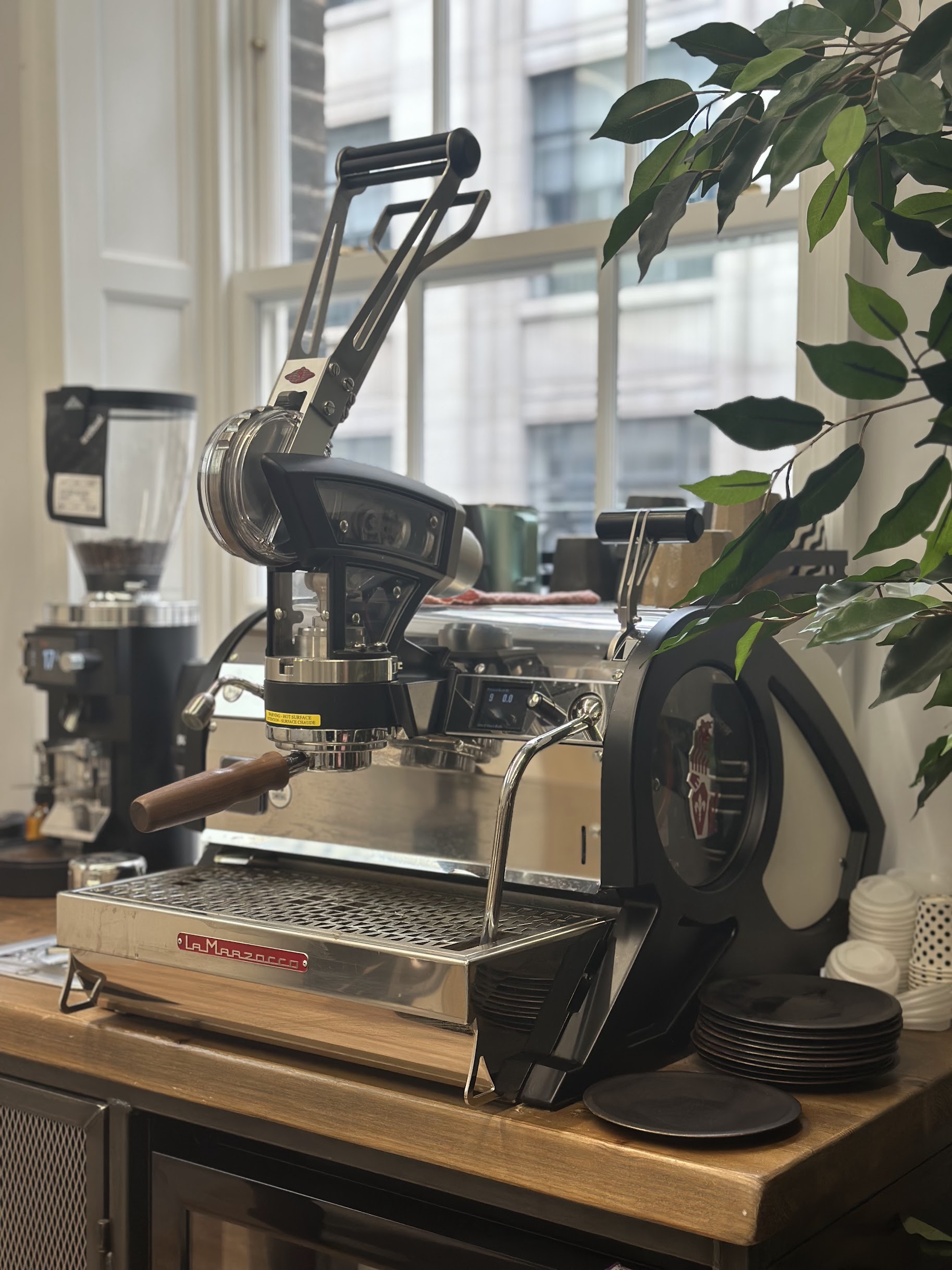 Photo of our nice espresso machine